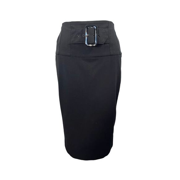 Cache Black High Waist Pencil Skirt - Picture 3 of 9